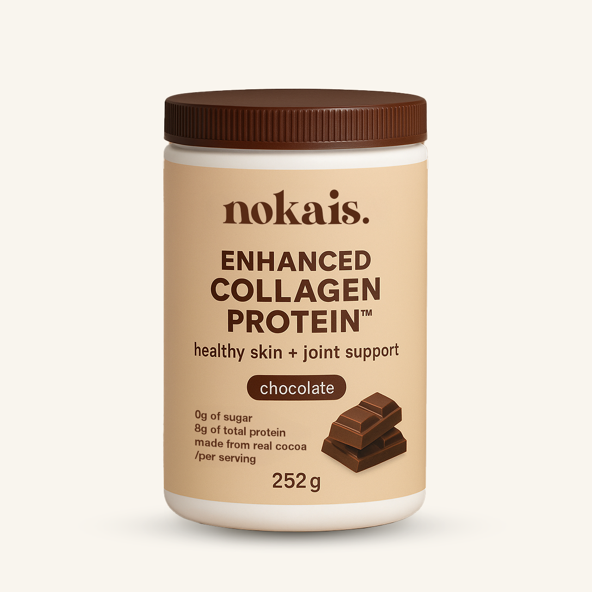 Nokais Chocolate Enhanced Collagen